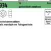 Sechskantmutter DIN 934 M12x 1,5 10 galv.verz. 100 Stück