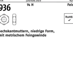 Sechskantmutter DIN 936 M45x 1,5 14 H 1 Stück