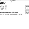 Sechskantmutter ISO 4032 M 64 8 3 Stück
