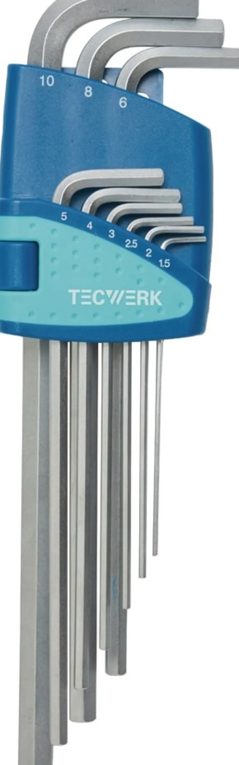Sechskantwinkelschraubendrehersatz 9-tlg.Ku.-Halter SW 1,5-10mm TW