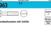 Senkschraube DIN 963 Schlitz M3x 20 A 4 200 Stück