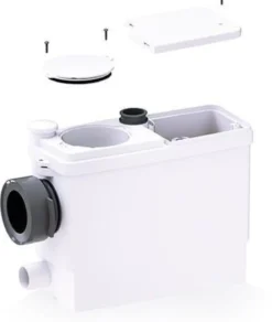 SFA-SANIPACK PRO UP, Fäkalienhebeanlage z. Anschl. an Hänge-WC,WT,Dusche,Bidet