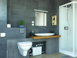 SFA-SANIPACK PRO UP, Fäkalienhebeanlage z. Anschl. an Hänge-WC,WT,Dusche,Bidet
