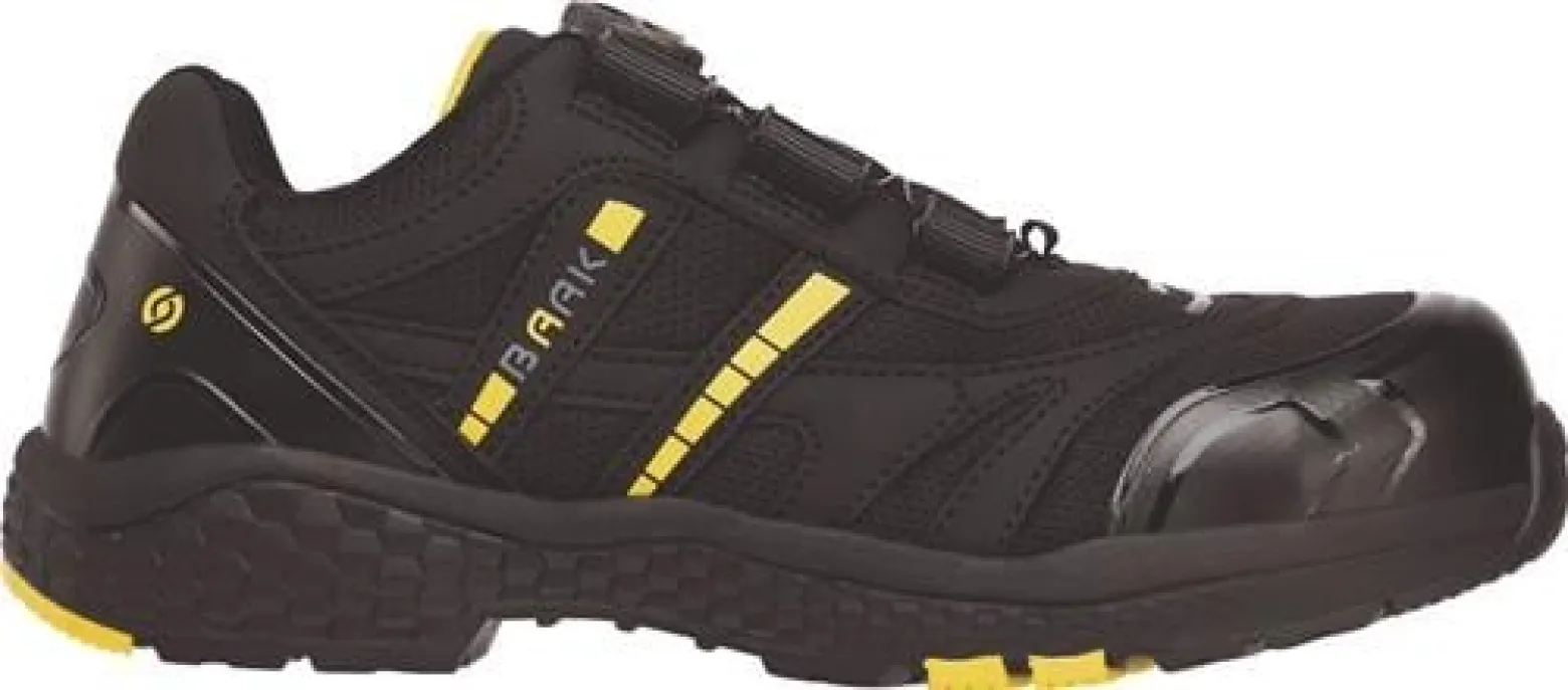 Sicherheitshalbschuh Admiral John Gr.46 schwarz/gelb S1PS FO HRO LG SC SR ESD
