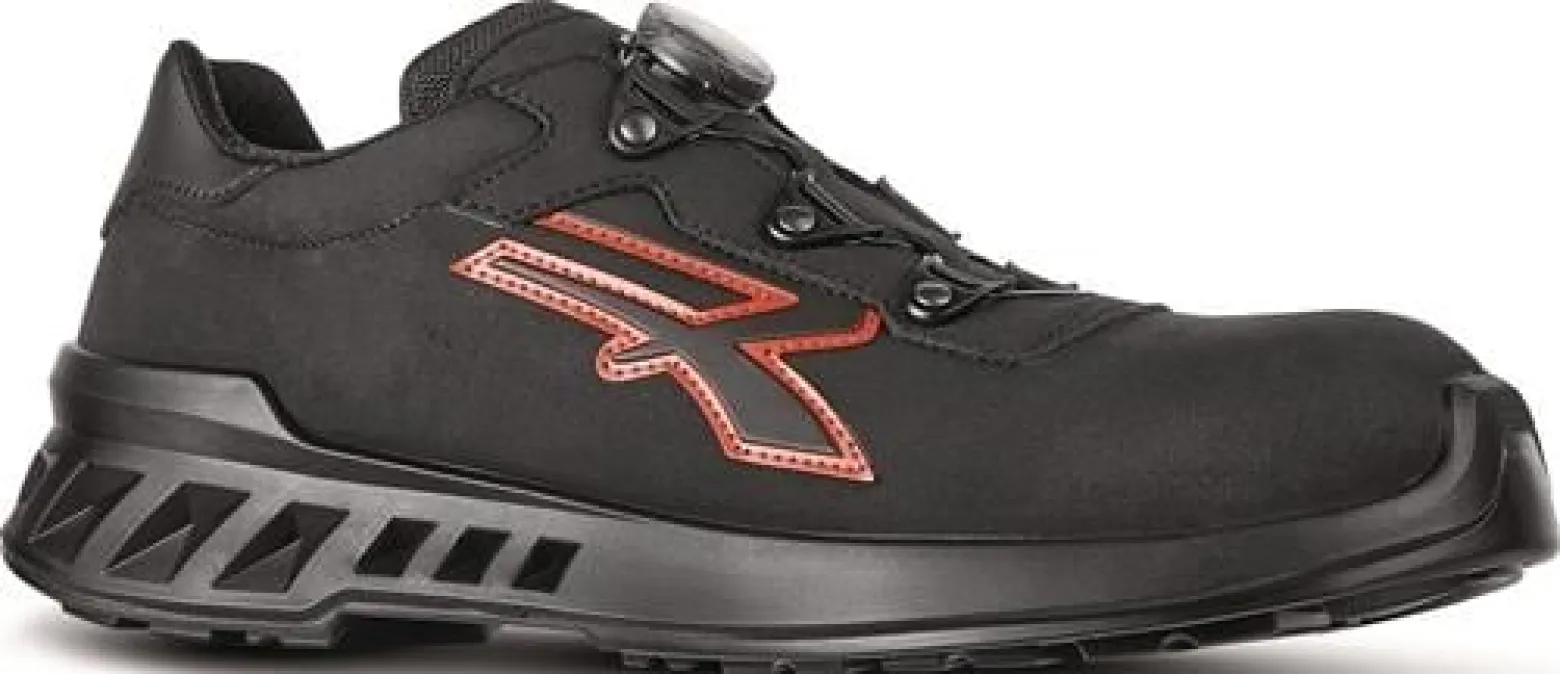 Sicherheitshalbschuh Caesar Gr.46 W.11 schwarz/rot S3S CI FO SR ESD