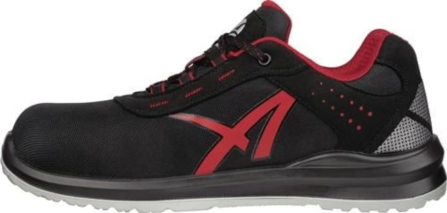 Sicherheitsschuh GRID LOW Gr.45 W.11 schwarz/rot S3 SRC EN ISO 20345:2011