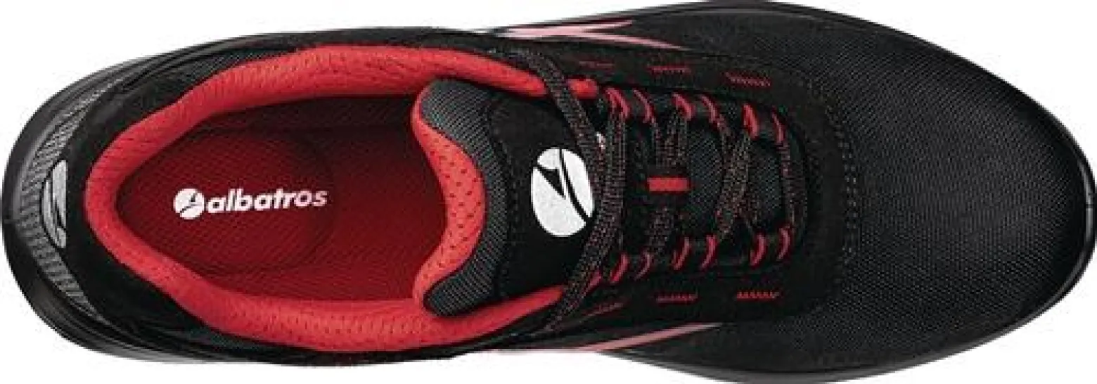 Sicherheitsschuh GRID LOW Gr.45 W.11 schwarz/rot S3 SRC EN ISO 20345:2011