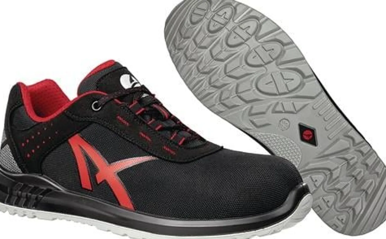 Sicherheitsschuh GRID LOW Gr.45 W.11 schwarz/rot S3 SRC EN ISO 20345:2011