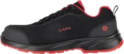 Sicherheitsschuh Pio Gr.40 W.11 schwarz/rot S1PS FO LG SR ESD EN20345
