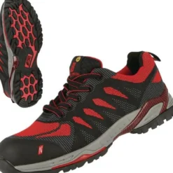 Sicherheitsschuh PRO STEP Gr.43 W.11 schwarz/rot S1P SRC EN 20345,EN 61340-4-3