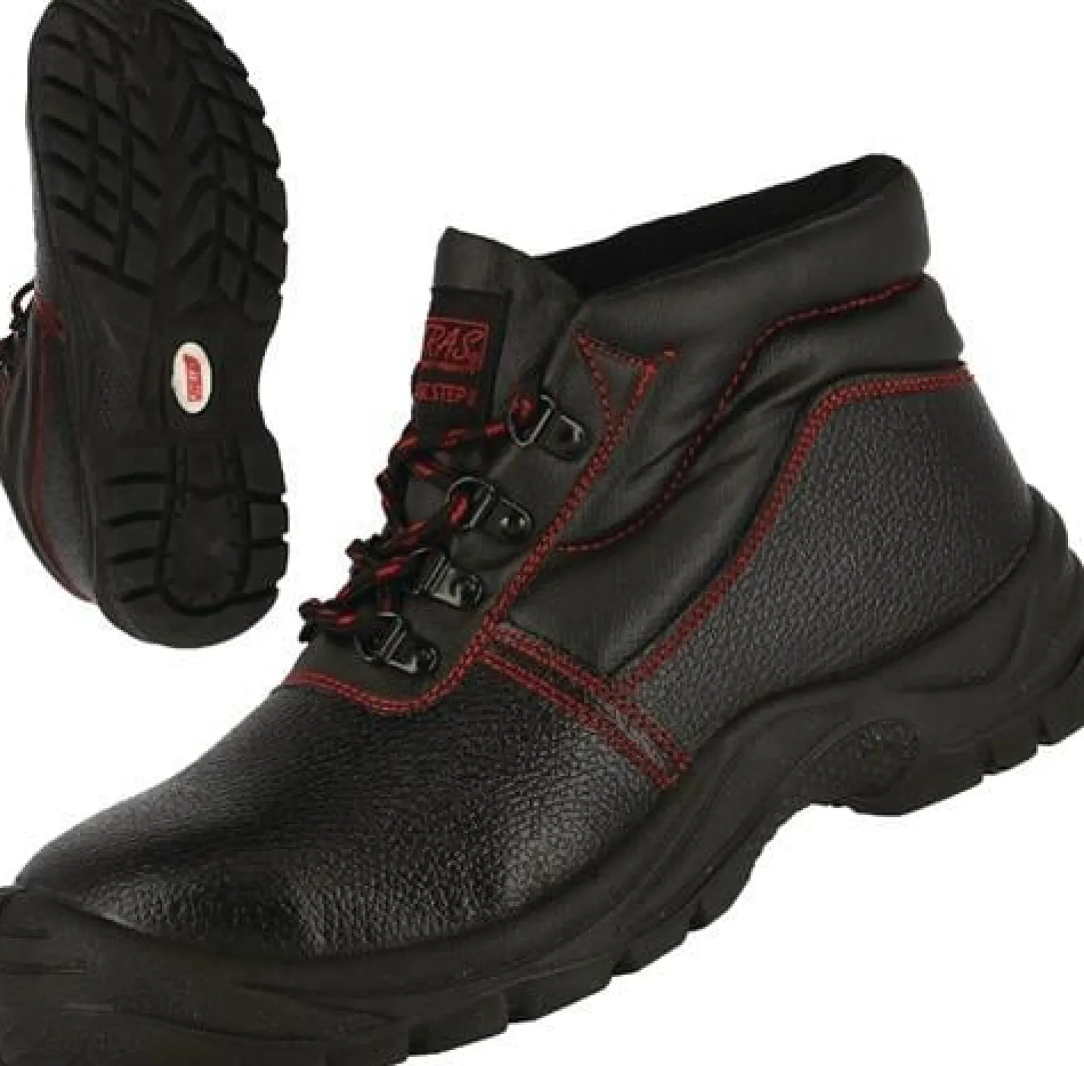 Sicherheitsstiefel BASIC STEP MID Gr.42 schwarz S3 SRC EN20345 Volleder NITRAS
