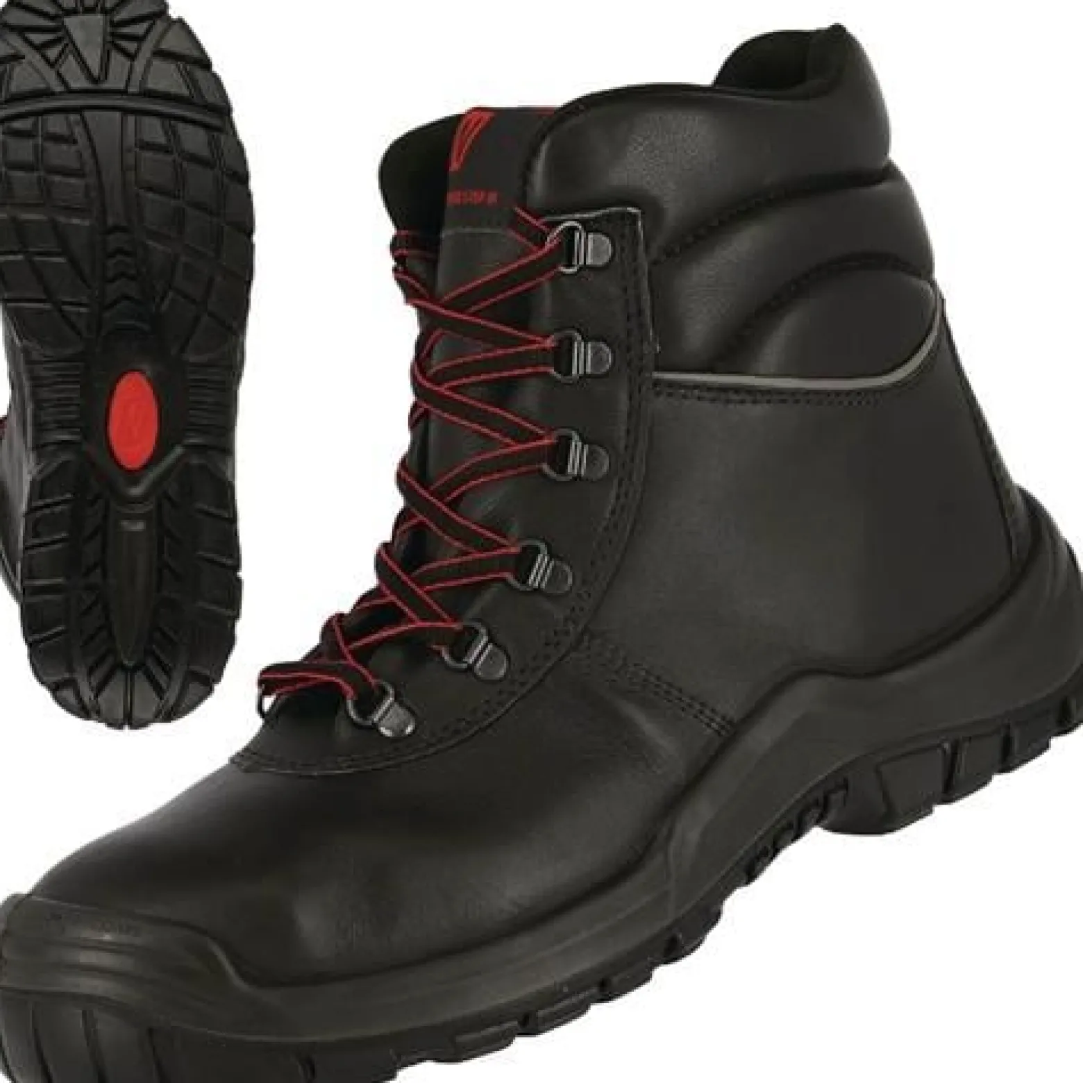 Sicherheitsstiefel POWER STEP MID+ Gr.42 schwarz S3 HRO SRC EN20345 Volleder