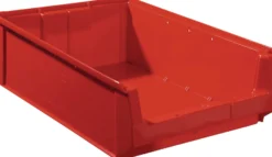 Sichtlagerkasten L500/450xB310xH140mm PE rot TECWERK