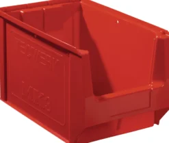 Sichtlagerkasten L350/300xB210xH200mm PE rot TECWERK