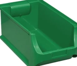 Sichtlagerkasten Profi-Plus L355xB205xH150mm PP grün ALLIT