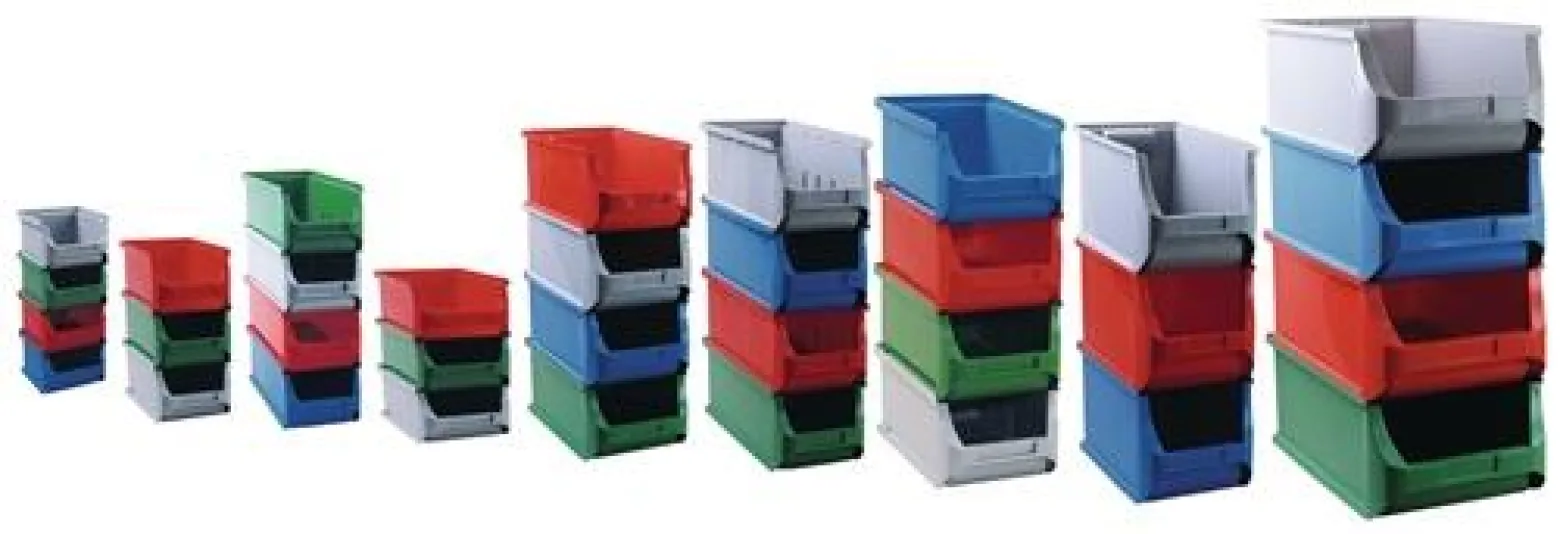 Sichtlagerkasten Profi-Plus L215xB102xH75mm PP blau ALLIT