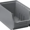Sichtlagerkasten ProfiPlus L235xB150xH125mm PP grau stapelbar ALLIT