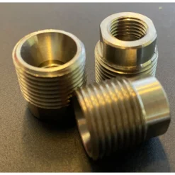 SIEVERT Übergangsnippel M10x1LH auf 3/8"LH - Titanium - 152708