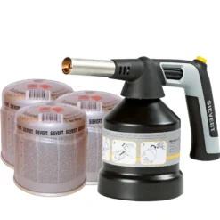 SIEVERT Lötlampe Handyjet 2283 mit 3x Stechkartusche - 228301-Set1