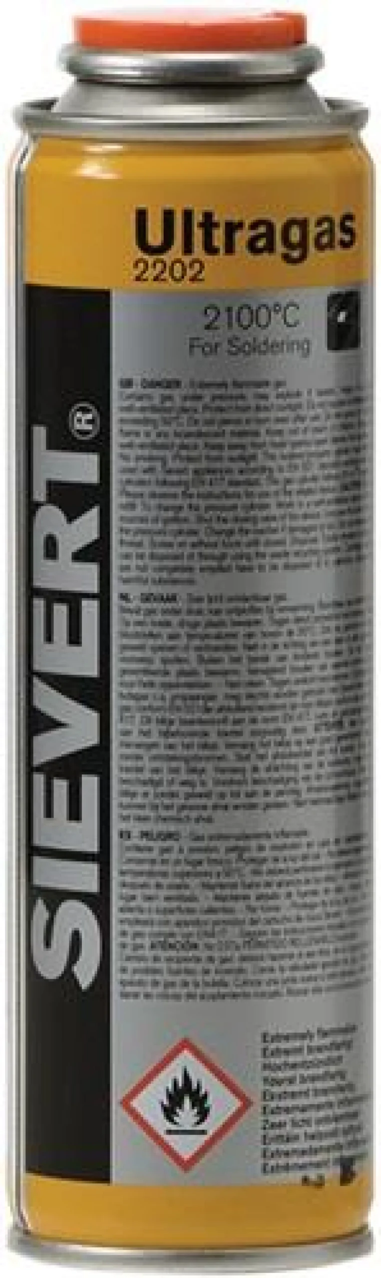 SIEVERT Schraubkartusche Ultragas 2202 60g 110 ml 2100GradC - 220283