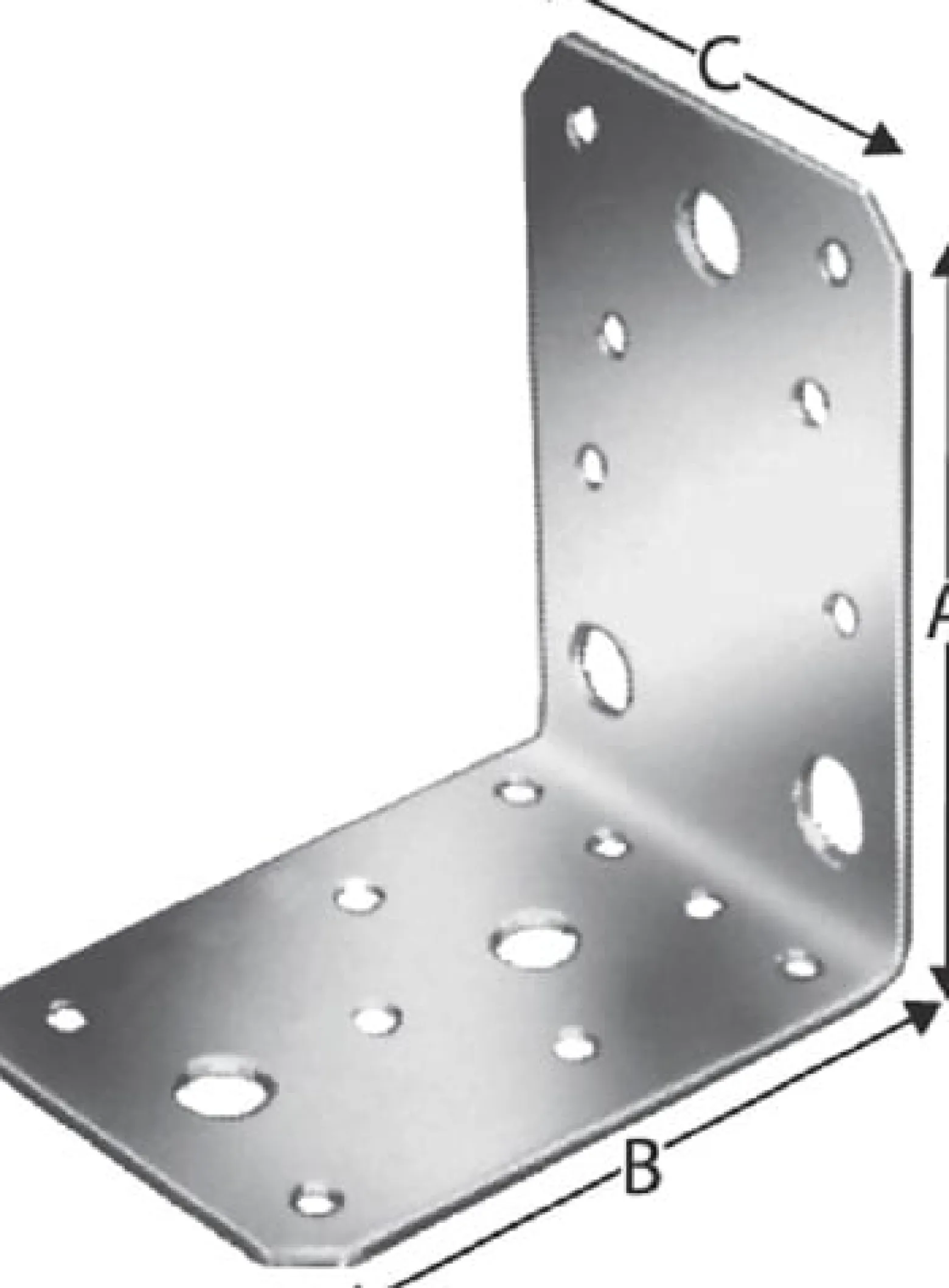 SIMPSON Strong-Tie Winkelverbinder AB 88 x 88 x 65 mm S.2,5 mm - AB90