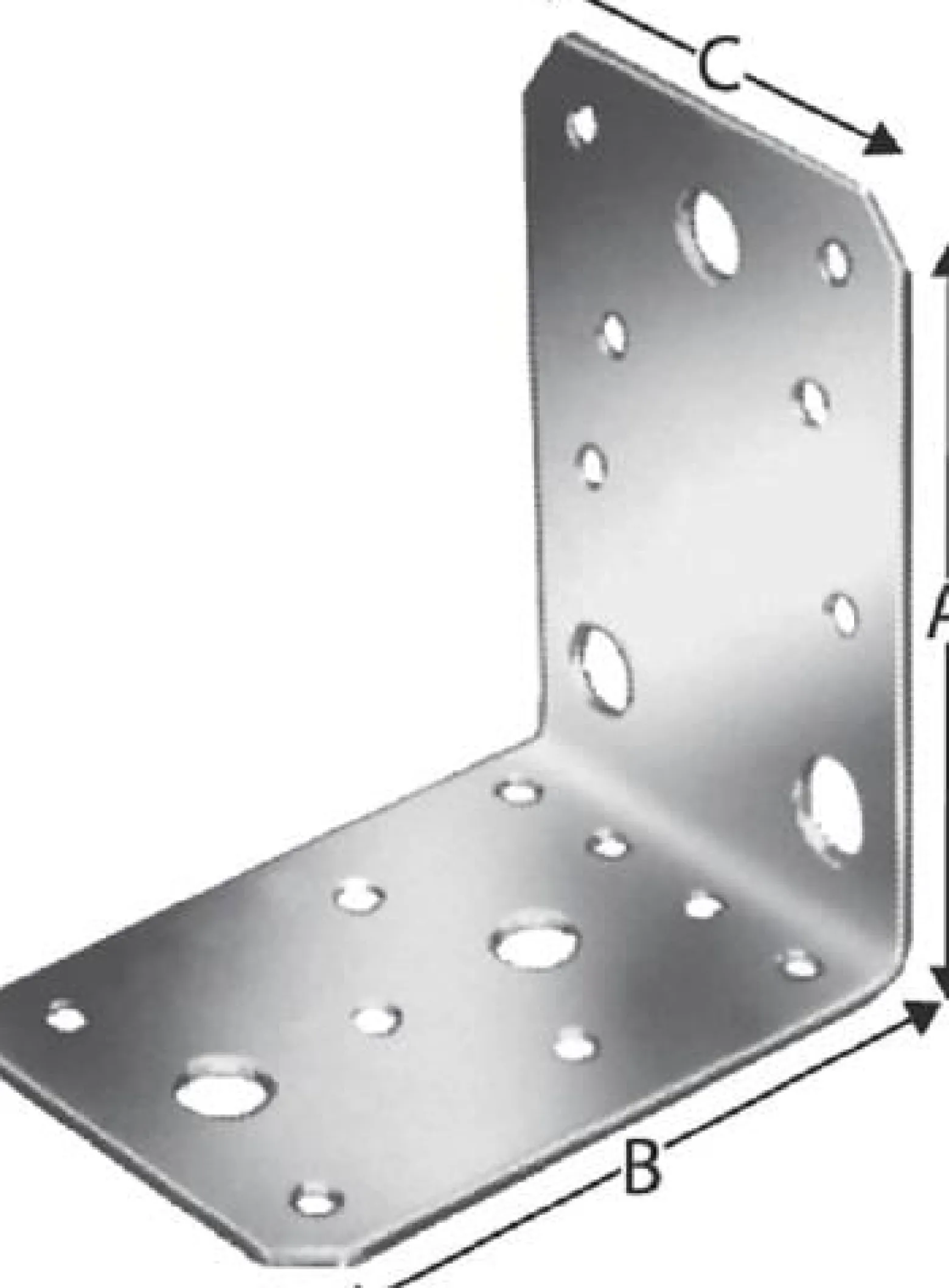 SIMPSON Strong-Tie Winkelverbinder AB 88 x 88 x 65 mm S.2,5 mm - AB90