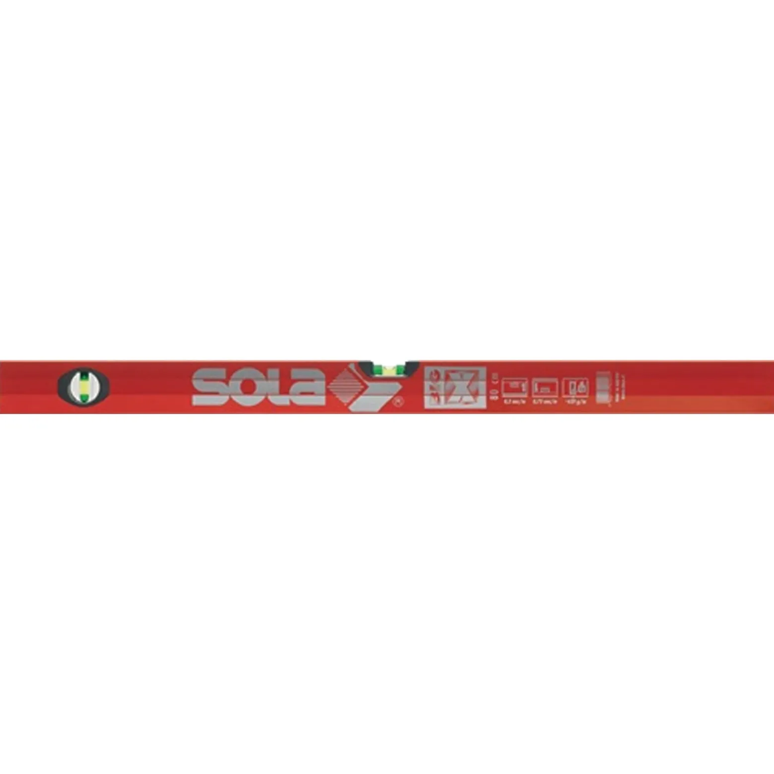 SOLA Wasserwaage BIG X 100cm Alu.rot ± 0,5mm/m - 1373301
