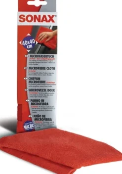 SONAX MicrofaserTuch rot L400xB400 mm - 4162000