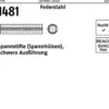 Spannstift DIN 1481 6x 40 Federstahl schwere Ausführung 100 Stück