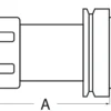 Spannzangenfutter ER DIN 69893A Spann-D.2-20mm HSK-A63 A.-L.100mm TECWERK