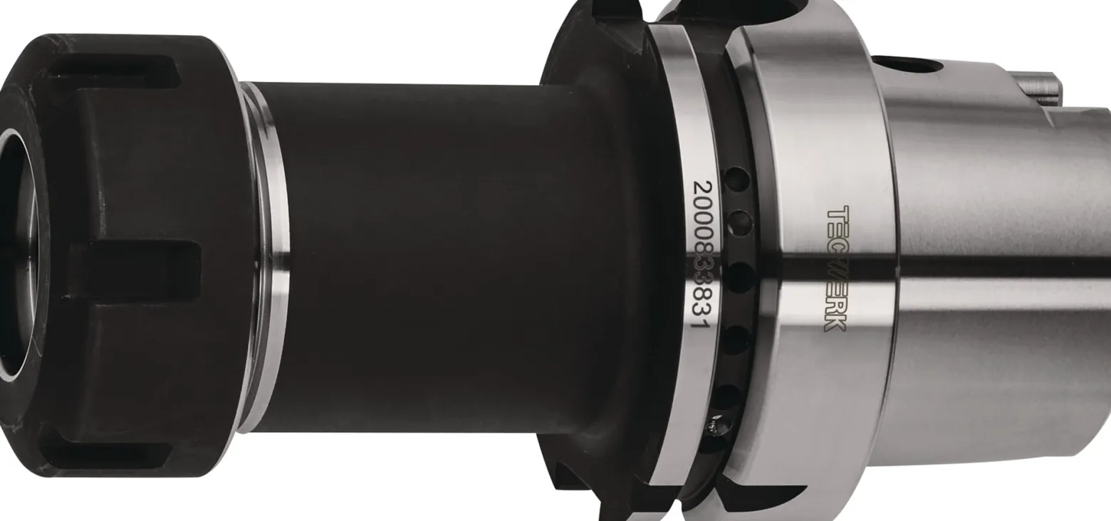 Spannzangenfutter ER DIN 69893A Spann-D.2-20mm HSK-A63 A.-L.100mm TECWERK