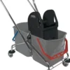 Sprintus Reinigungswagen Eimer 2 x 27 l, Presse - 301114