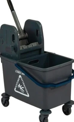 Sprintus Reinigungswagen Eimer 1 x 35 l mit Trennwand, Presse - 301216