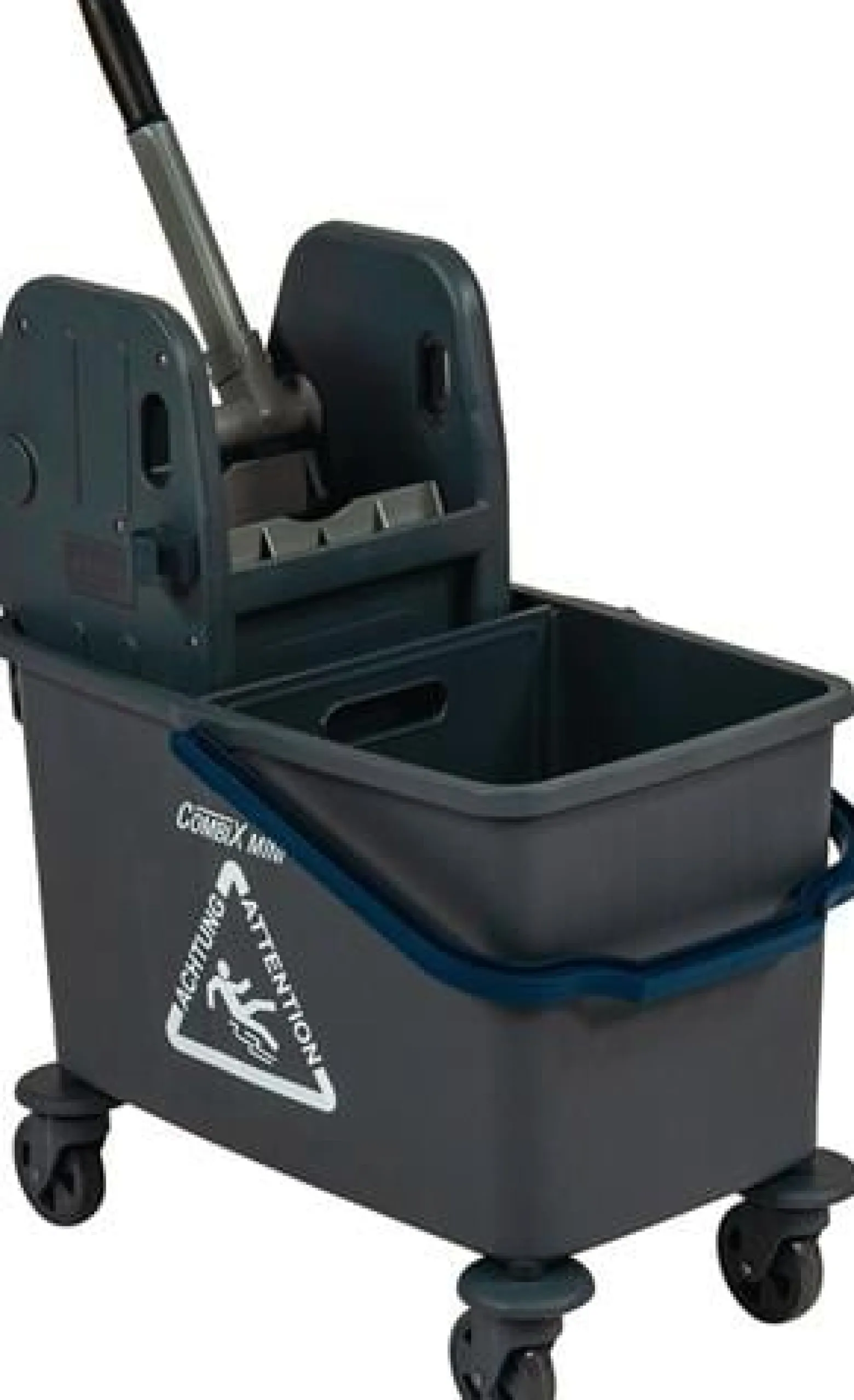 Sprintus Reinigungswagen Eimer 1 x 35 l mit Trennwand, Presse - 301216
