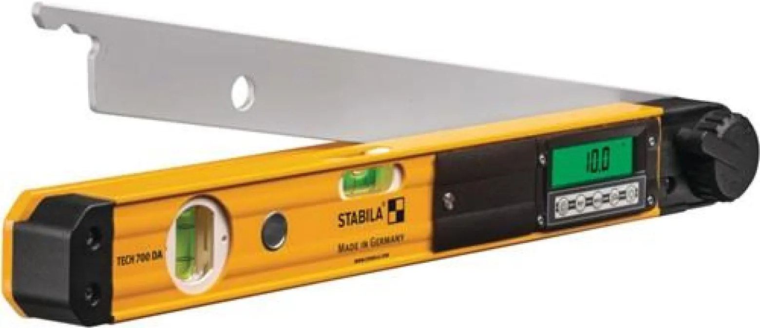 STABILA Elektronikwinkelmesser TECH 700 DA Messber.0-270Grad Schenkel-L.80cm - 19018