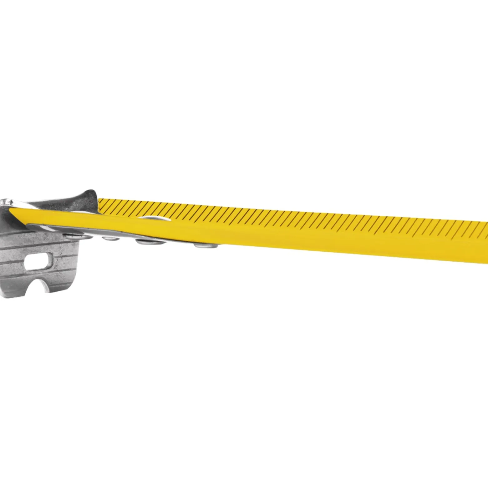 STABILA Taschenbandmaß BM 100, 8 m, Maßband mit metrischer Skala, bruchsicheres ABS-Gehäuse, beweglicher Anfangshaken, Gürtel-Clip, MID-Genauigkeit - 19581