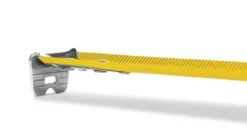 STABILA Taschenbandmaß BM 100, 8 m, Maßband mit metrischer Skala, bruchsicheres ABS-Gehäuse, beweglicher Anfangshaken, Gürtel-Clip, MID-Genauigkeit - 19581