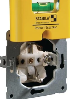 STABILA Wasserwaage Pocket Electric 7cm Ku.gelb ± 1mm/m m.Magnet - 17775