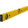 STABILA Wasserwaage Type 70, 60 cm, leichtes Alu-Profil, 1 Horizontal-Libelle, 1 Vertikal-Libelle, Made in Germany - 02284