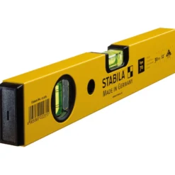STABILA Wasserwaage Type 70, 30 cm, leichtes Alu-Profil, 1 Horizontal-Libelle, 1 Vertikal-Libelle, Made in Germany - 02281