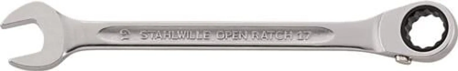 Stahlwille Maulringratschenschlüssel 17 SW 10 mm 158 mm - 41171010