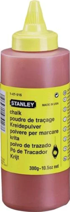 Stanley Schlagschnurkreide 115 g rot - 1-47-404