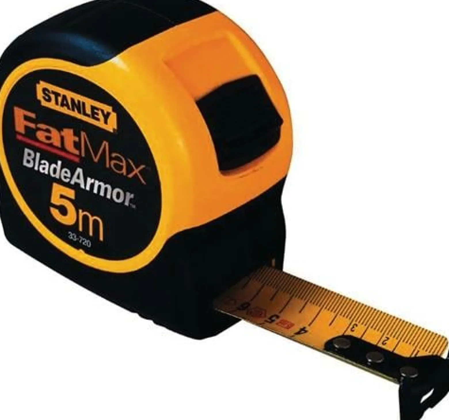 STANLEY Taschenrollbandmaß FatMax L.5m B.32mm mm/cm EG II Ku.Festst.SB - 0-33-720
