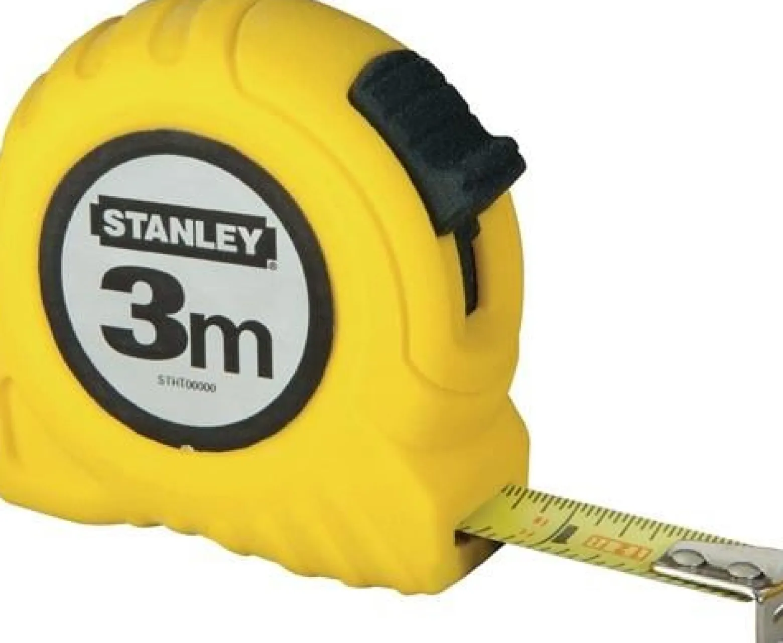 STANLEY Taschenrollbandmaß L.5m B.19mm mm/cm EG II Ku.Gürtelclip - 1-30-497