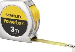 STANLEY Taschenrollbandmaß PowerLock L.3m B.12,7mm mm/cm EG II Ku.Clip SB - 0-33-238