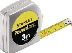 STANLEY Taschenrollbandmaß PowerLock L.10m B.25mm mm/cm EG II Ku.Clip lose - 1-33-442