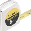 STANLEY Taschenrollbandmaß PowerLock L.5m B.19mm mm/cm EG II Ku.Clip lose - 1-33-194
