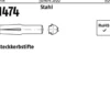 Steckkerbstift DIN 1474 10x 40 Stahl 25 Stück