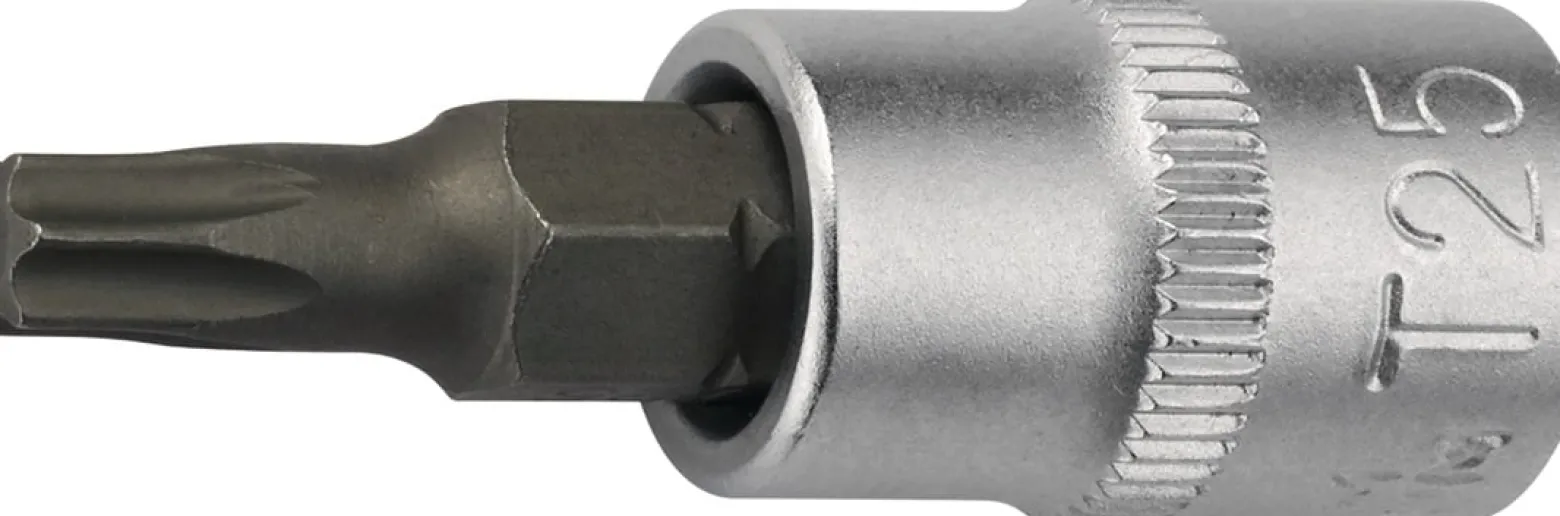Steckschlüsseleinsatz 1/4 Zoll TX T40 L.32mm TECWERK