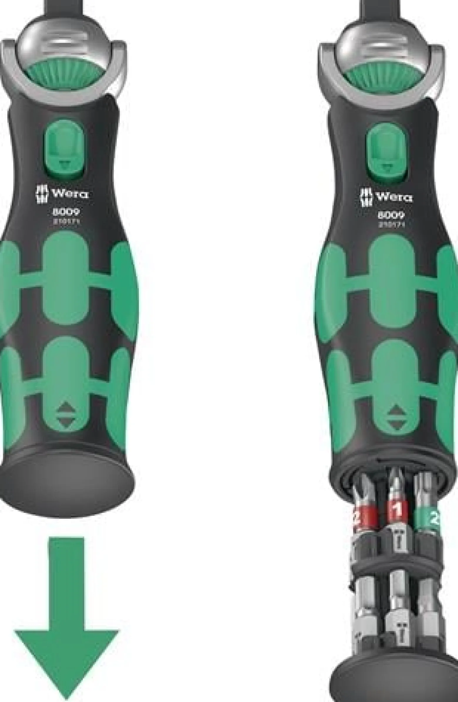 Steckschlüsselsatz 8009 Zyklop Pocket Set 2 19-tlg.3/8Zoll+1/4 Zoll Z.72 WERA